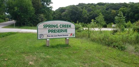 spring creek preserve sign