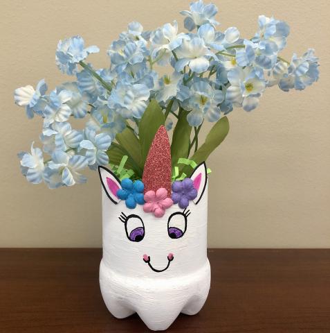 Image of unicorn planter